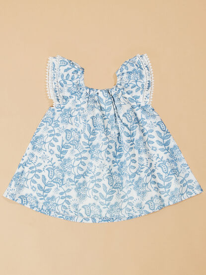 Ana Paisly Toddler Dress - TULLABEE