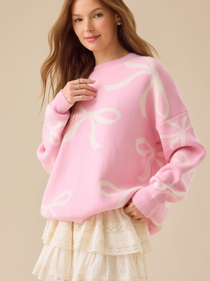 Bailey Bow Sweater - TULLABEE