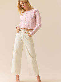 Carly Floral Cardigan Detail 2 - TULLABEE