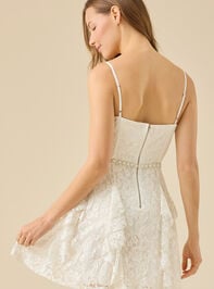 Mona Formal Mini Dress Detail 7 - TULLABEE