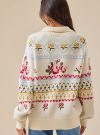 Sofia Rose Cardigan Detail 4 - TULLABEE