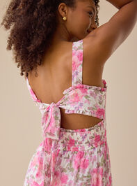 Annika Floral Maxi Dress Detail 5 - TULLABEE