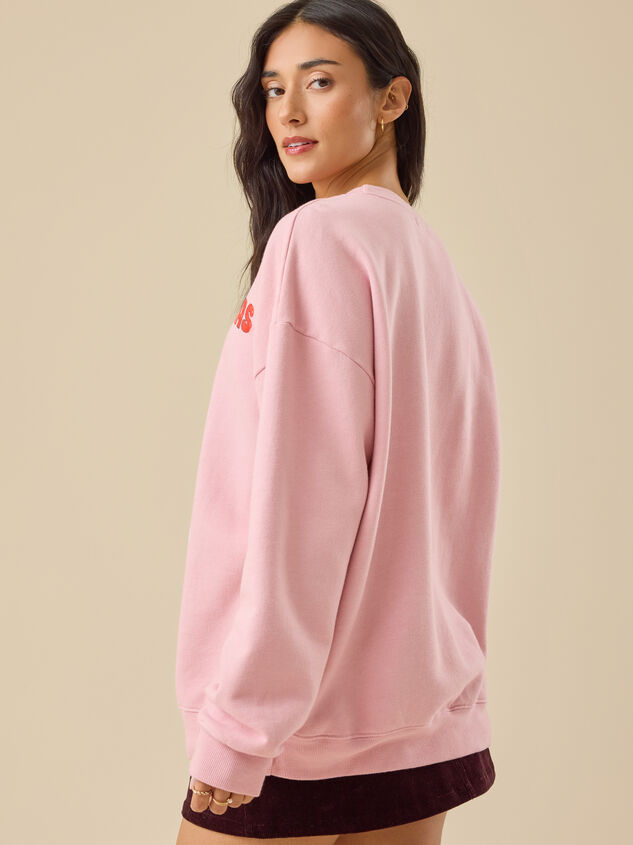 Mama Best Christmas By Par Sweatshirt Detail 5 - TULLABEE