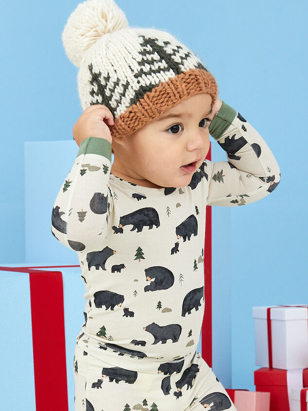 Tree Knit Pom Beanie - TULLABEE