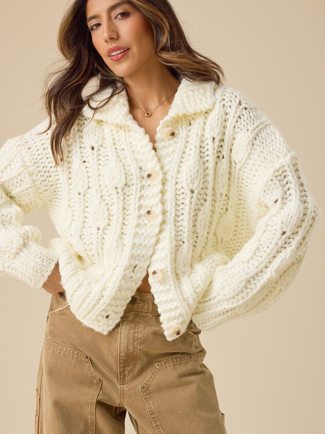 Jacqueline Chunky Cardigan - TULLABEE