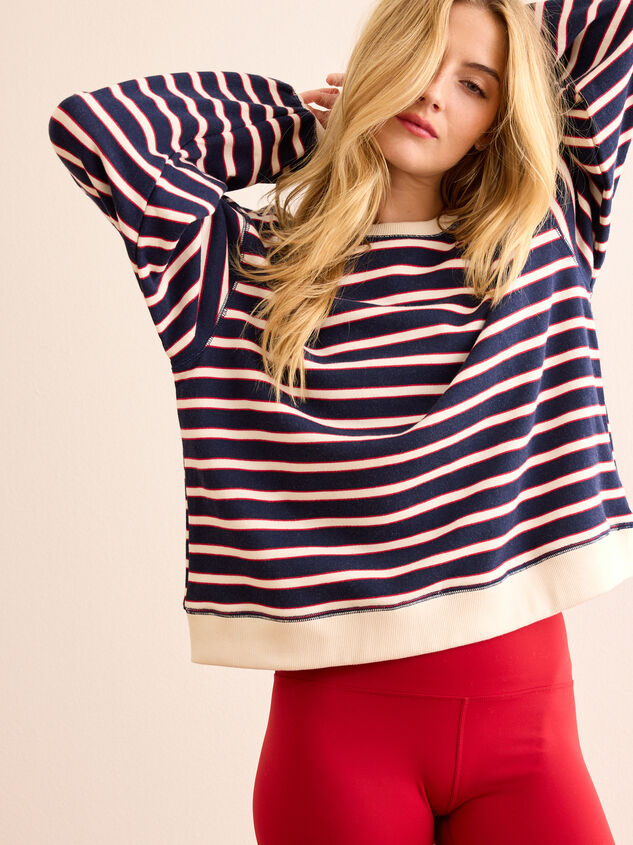 Lodge Day Striped Pullover - TULLABEE