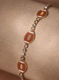 Gameday Football Charm Bracelet - TULLABEE