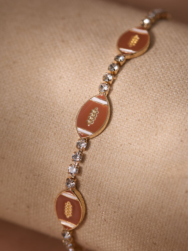 Gameday Football Charm Bracelet - TULLABEE
