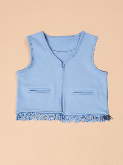 Dolly Fringe Vest - TULLABEE