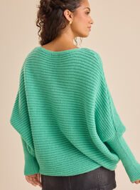 Arlet Ribbed Dolman Sweater Detail 5 - TULLABEE
