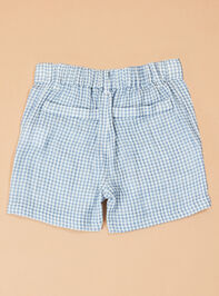 Kyle Gingham Short Detail 3 - TULLABEE
