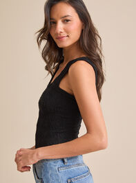 Blaire Seamless Floral Cami Detail 4 - TULLABEE