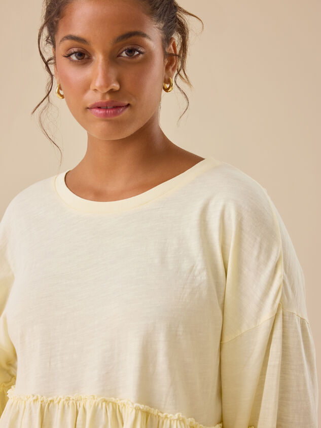 Angie Ruffle Top Detail 3 - TULLABEE