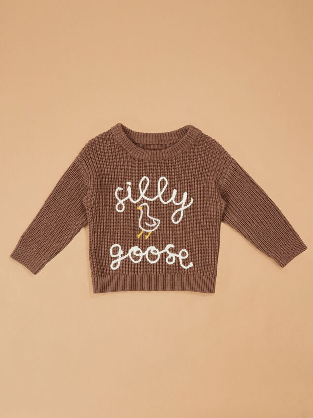Silly Goose Sweater Detail 2 - TULLABEE