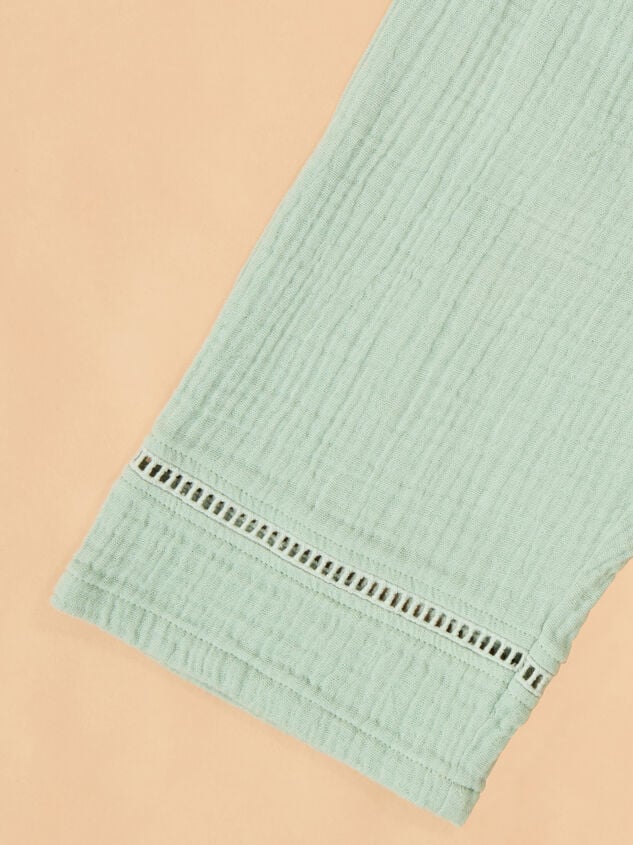 Camilla Floral Baby Top and Pant Set Detail 5 - TULLABEE