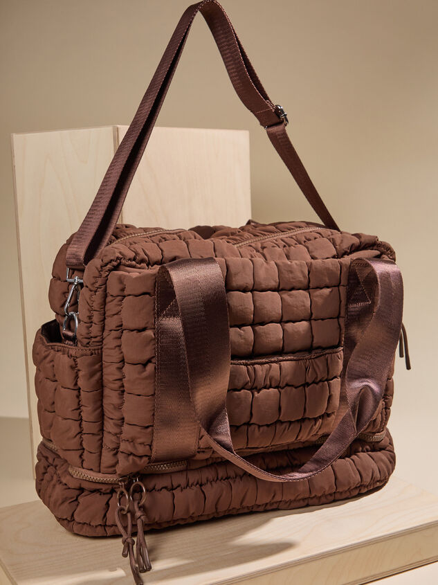 Carry On Quilted Tote Detail 4 - TULLABEE