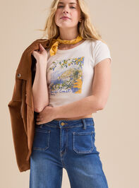 Amalfi Coast Baby Tee Detail 2 - TULLABEE