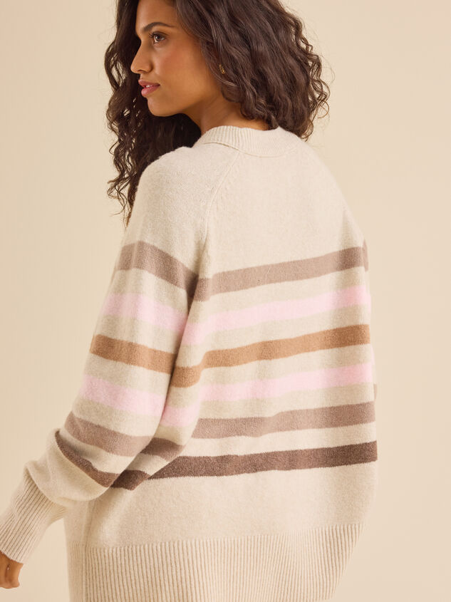 Faye Striped Sweater Detail 5 - TULLABEE