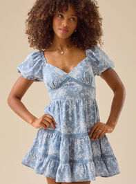 Liddy Floral Mini Dress - TULLABEE