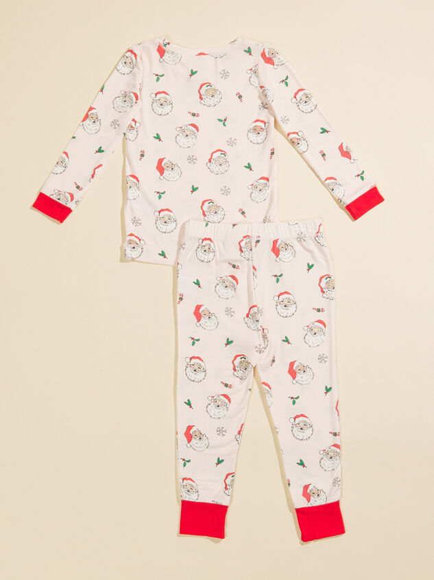 Vintage Santa Toddler Lounge Set Detail 3 - TULLABEE