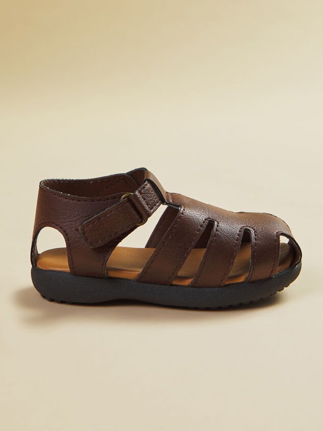 Clark Fisherman Toddler Sandal Detail 2 - TULLABEE