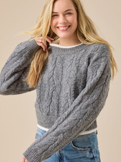Lorali Layered Wool Sweater - TULLABEE