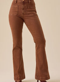 Billie High Rise Sailor Pocket Pants Detail 2 - TULLABEE