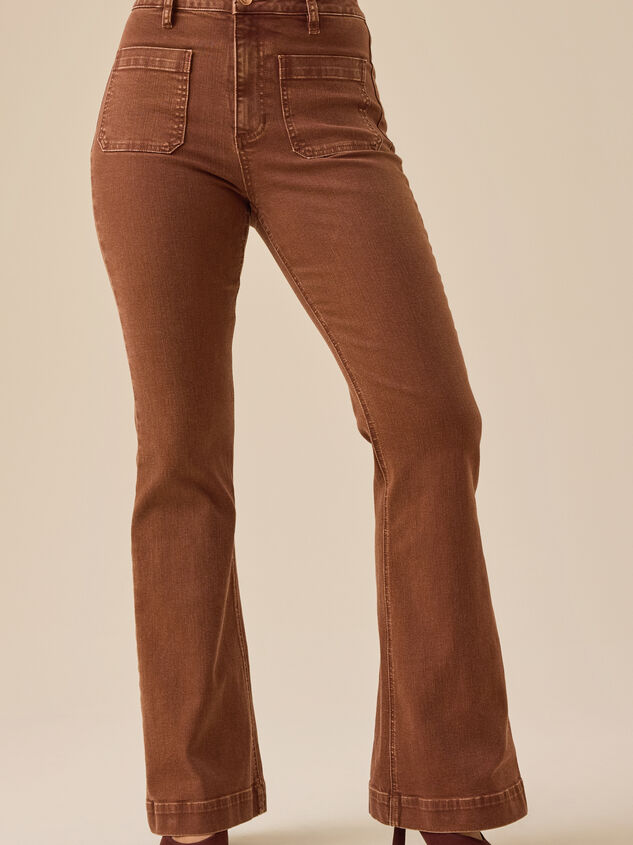 Billie High Rise Sailor Pocket Pants Detail 2 - TULLABEE