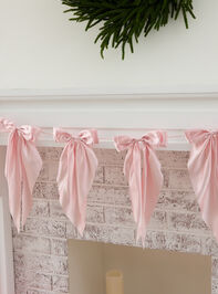 Satin Bow Garland Detail 2 - TULLABEE