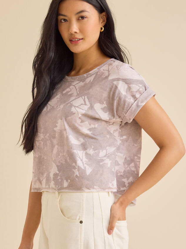 Jaiden Camo Tee Detail 3 - TULLABEE