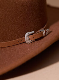 Madeline Western Belt Hat Detail 3 - TULLABEE