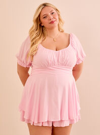 Haisley Double Layered Romper Detail 2 - TULLABEE