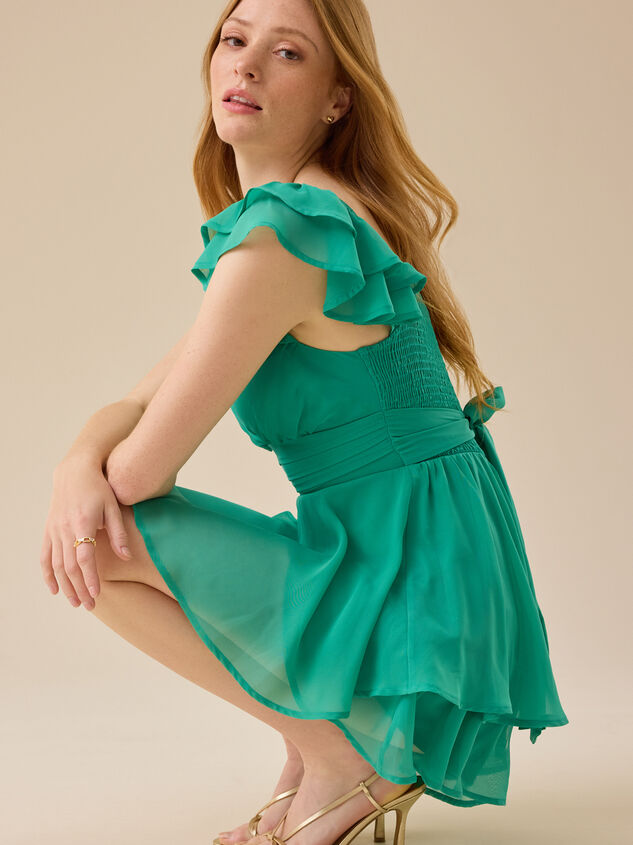 Lainey Double Layered Romper Detail 2 - TULLABEE