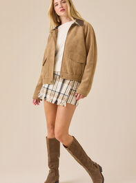 Elodie Suede Jacket Detail 3 - TULLABEE