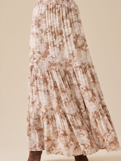 Rynn Floral Maxi Skirt - TULLABEE