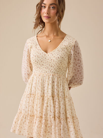 Chelly Floral Mini Dress - TULLABEE
