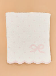 Chenille Bow Blanket by Mudpie - TULLABEE