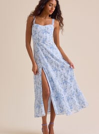Rowan Floral Maxi Dress Detail 3 - TULLABEE
