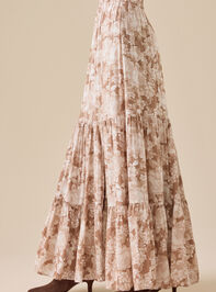 Rynn Floral Maxi Skirt Detail 4 - TULLABEE
