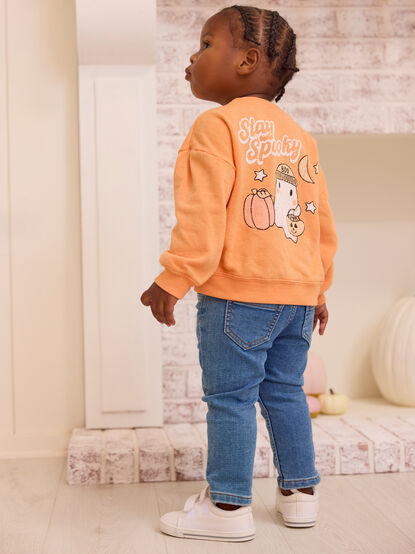 Stay Spooky Toddler Sweatshirt - TULLABEE