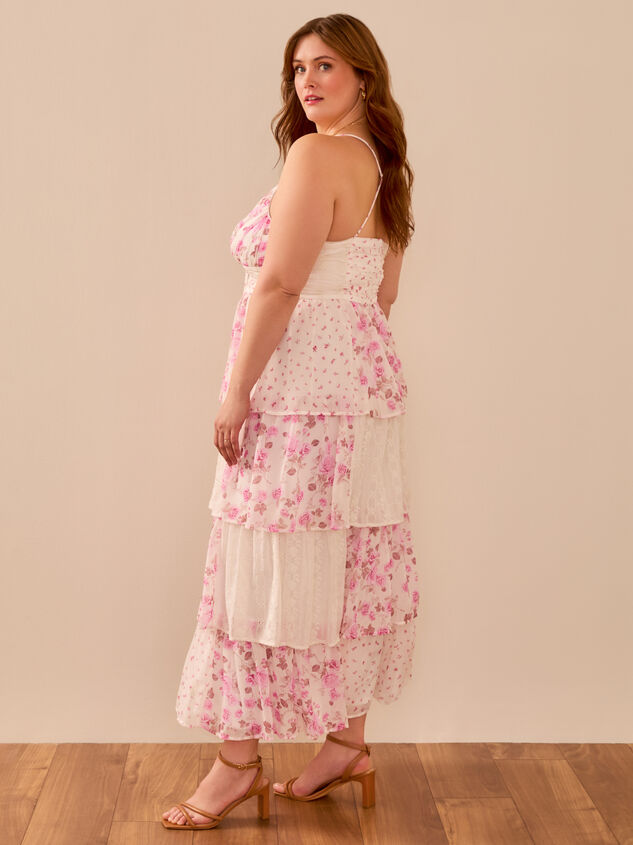 Janece Floral Maxi Dress Detail 4 - TULLABEE