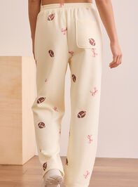Kickoff Wide Leg Pant Detail 5 - TULLABEE