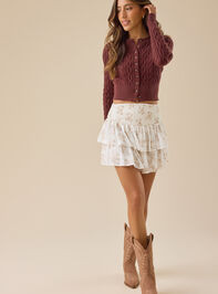 Marilyn Button Up Cardigan Detail 2 - TULLABEE