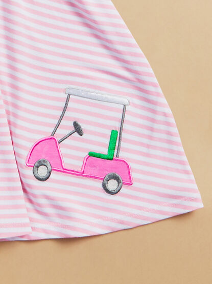 Ready To Golf Polo Toddler Dress - TULLABEE