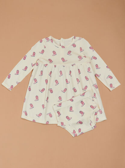 Boot Scootin' Dress and Bloomer Set - TULLABEE