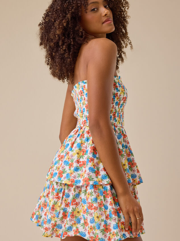 Devin Strapless Mini Dress Detail 4 - TULLABEE