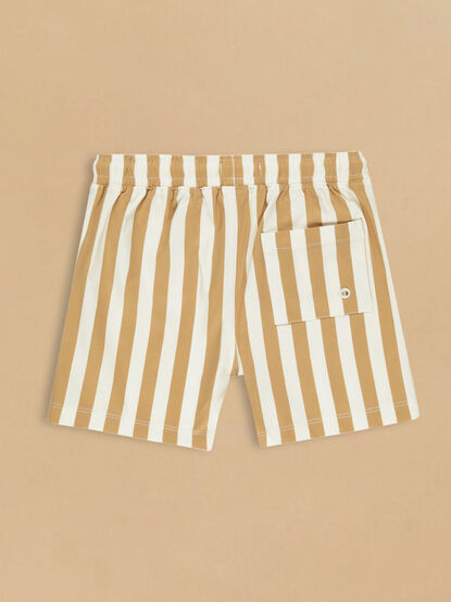 Tyler Striped Swim Shorts by Rylee + Cru - TULLABEE