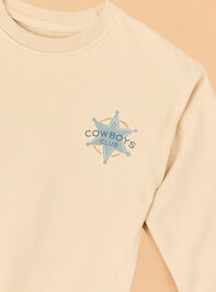 Dirt Never Hurt Graphic Sweatshirt Detail 3 - TULLABEE