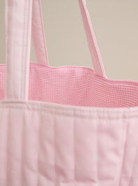 Snow Angel Large Tote Detail 5 - TULLABEE