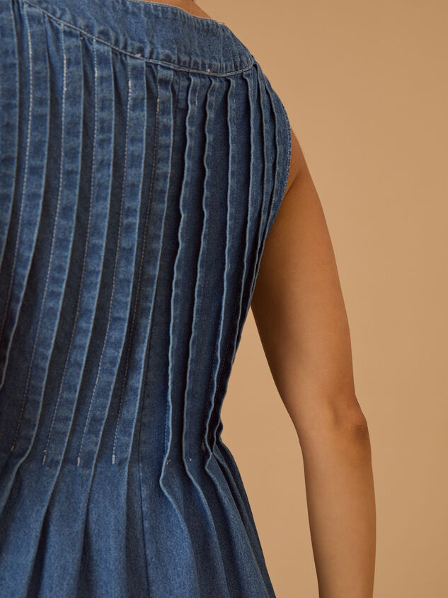Evie Denim Romper Detail 7 - TULLABEE